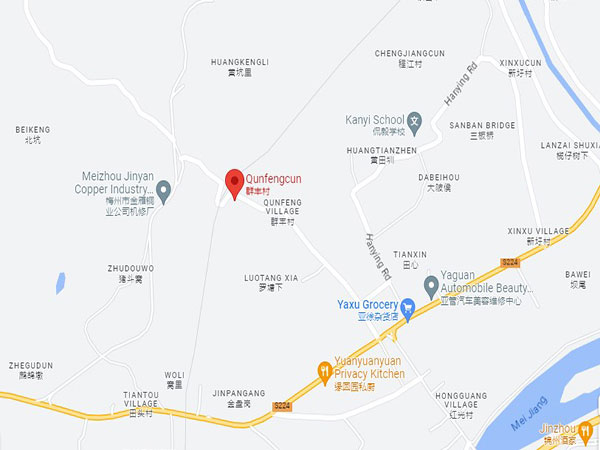 Renhou wengong ancestral hall map