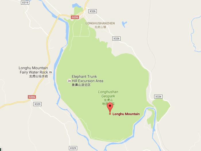 Longhu mountain map 01