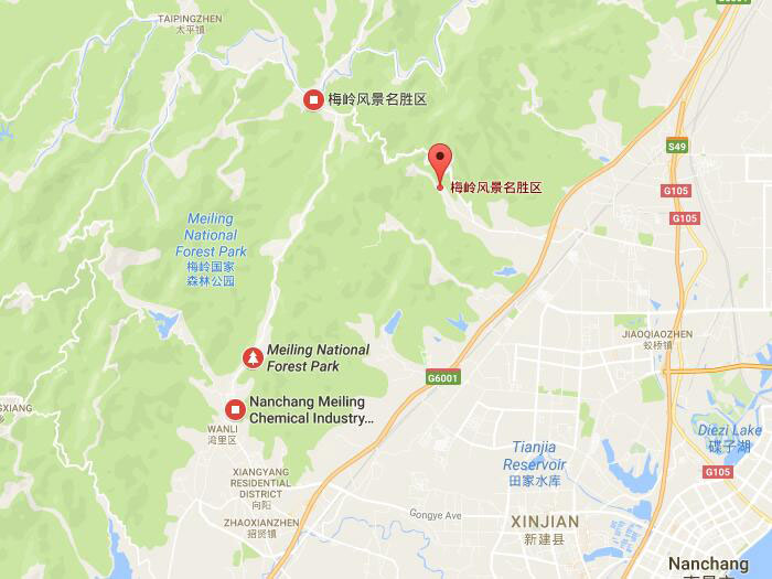 Meiling scenery area map 01