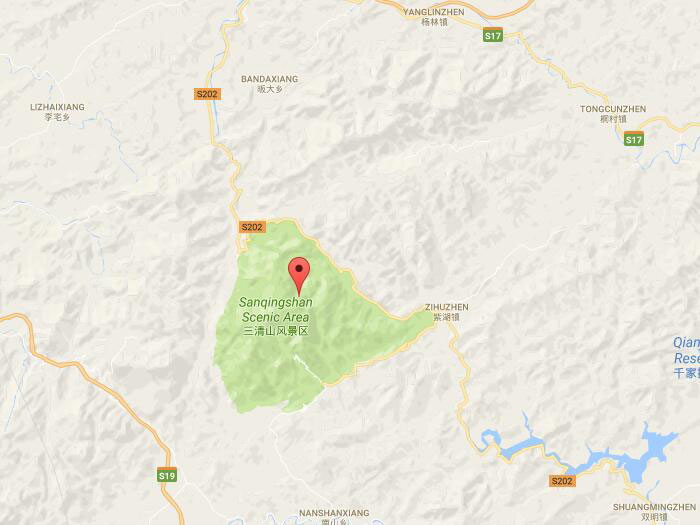 Sanqingshan map 01