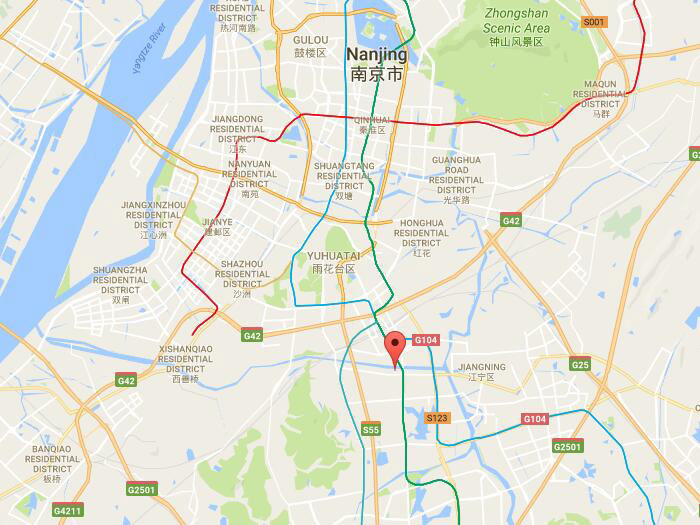 Qinhuaihe river map 01