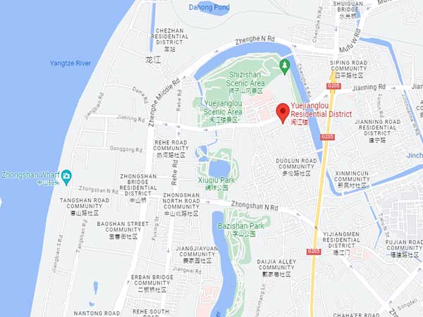 Yuejiang tower map