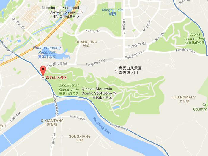 Qingxiu mountain map 01