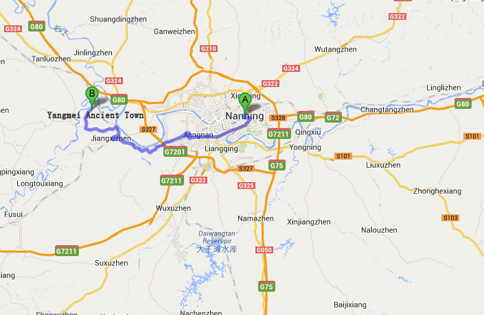 Nanning yangmei map 01