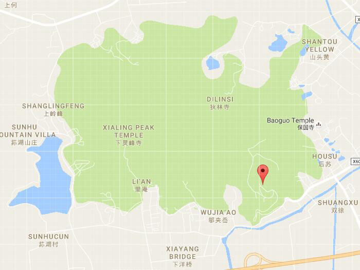 Baoguo temple map 01