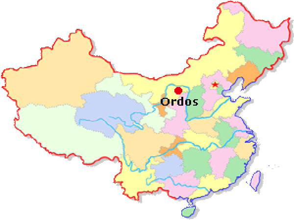 Ordos location 01