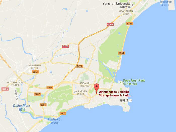 Beidaihe scenic area map 01
