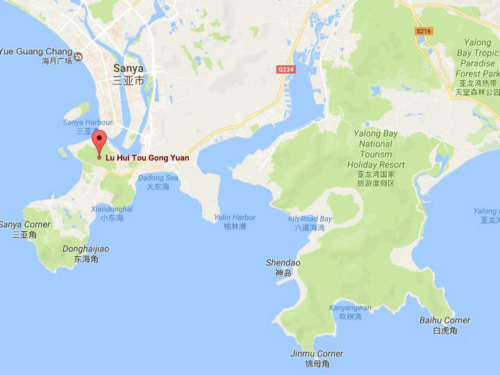 Luhuitou park map 01