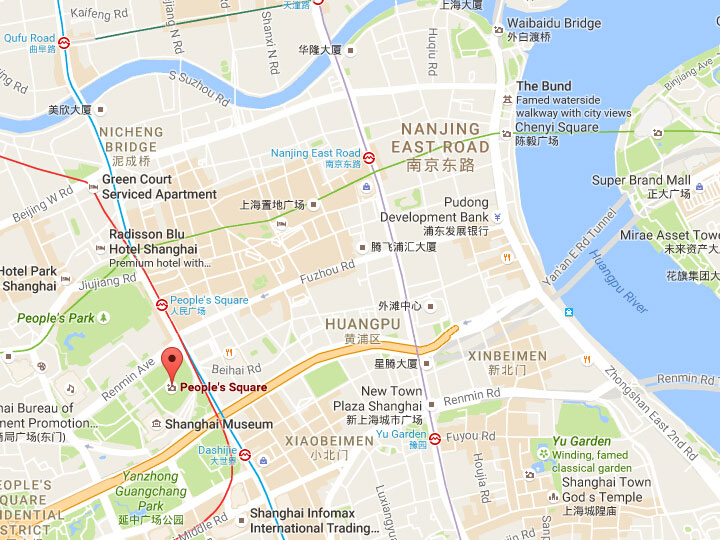 Map of people square