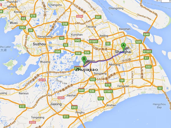 Shanghai zhujiajiao map 01