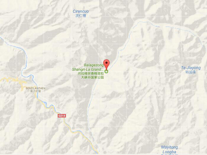 Balagezong shangri la grand canyon national park map 01