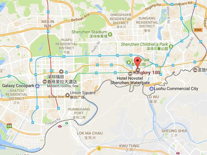Kingkey 100 map