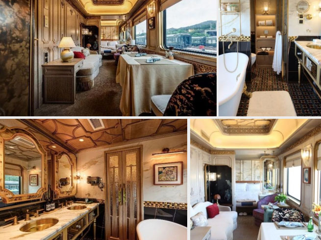 Grand suite reference layout on the China Orient Express