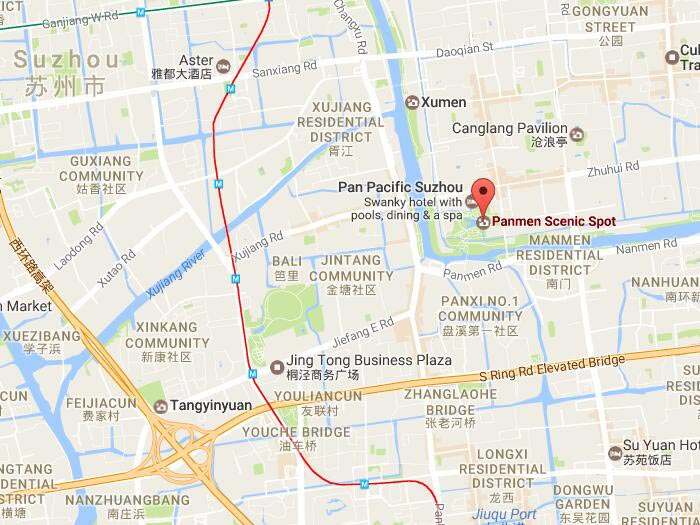 Panmen gate map