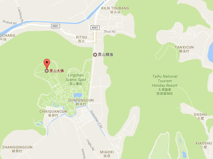 Lingshan buddhist palace map 01