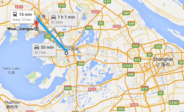 How to get to Wuxi from Suzhou How to get to Wuxi from Suzhou