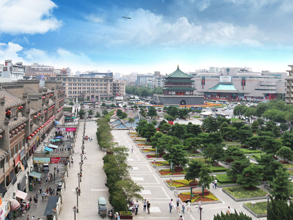 Xian city view 2