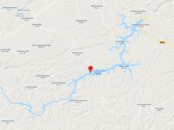 Wanfeng lake location