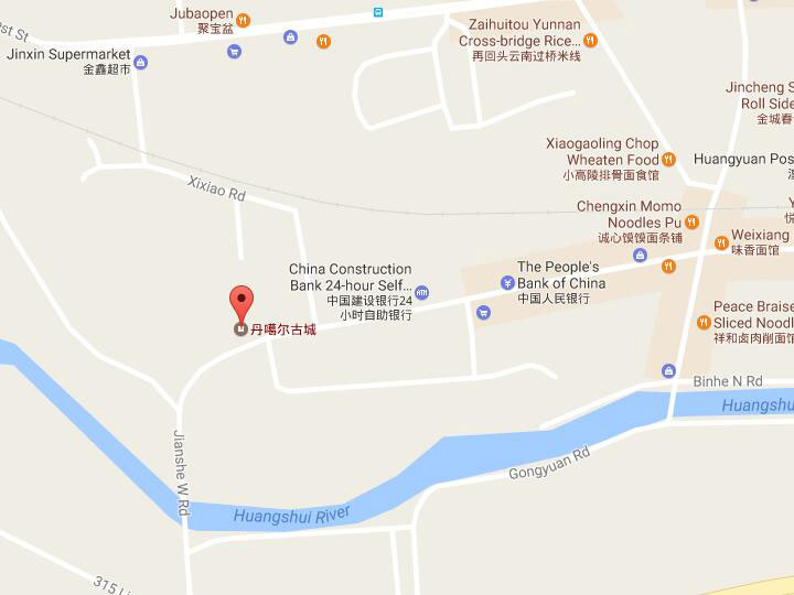 Dangaer ancient town map 01