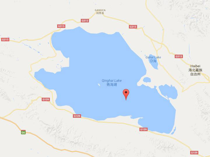 Qinghai lake map 01