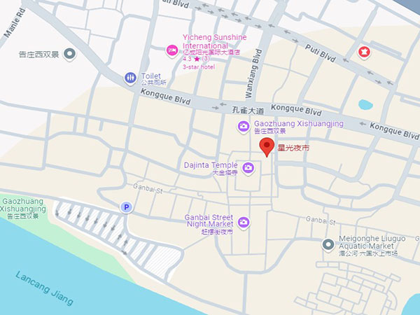 Starlight night market map